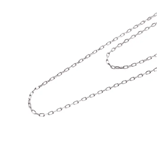Lant argint 925 rodiat, model clasic - 45cm, imagine 3