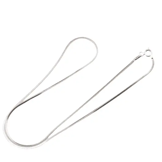 Lant argint 925 rodiat, model Snake - 40cm