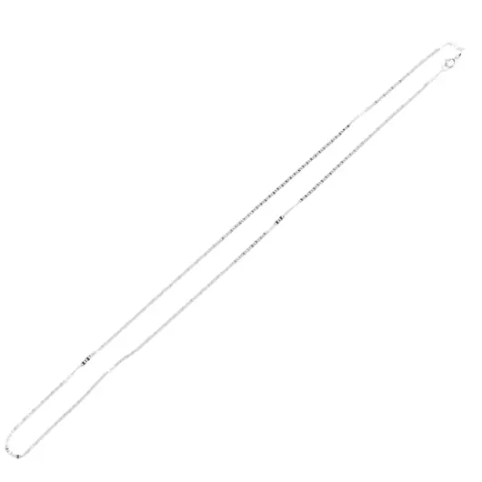Lant argint 925 rodiat, model Valentino - 45cm, imagine 2