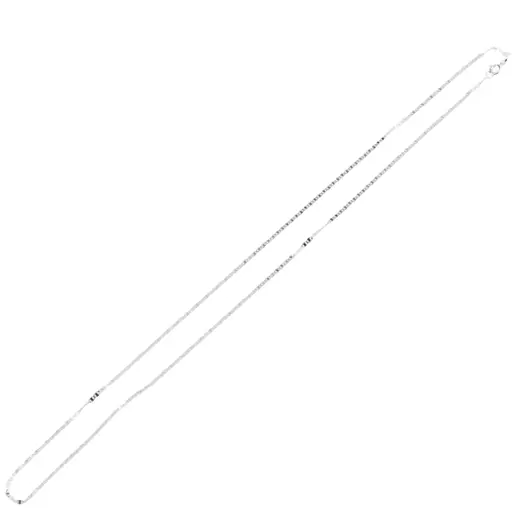 Lant argint 925 rodiat, model Valentino - 55cm, imagine 2