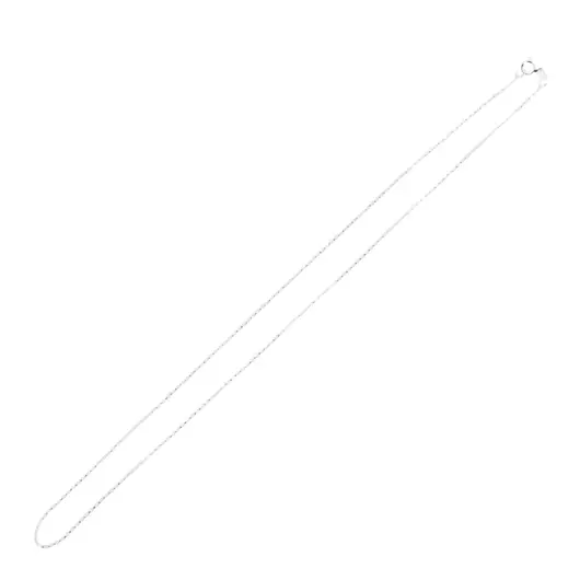 Lant argint 925 rodiat, model zale rotunde - 50cm, imagine 2