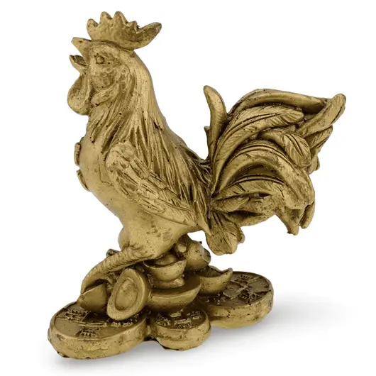 Statueta Feng Shui Cocos pe monede chinezesti - 10cm, imagine 2