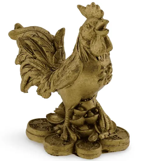 Statueta Feng Shui Cocos pe monede chinezesti - 10cm