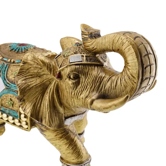 Statueta Feng Shui Elefant regal al prosperitatii cu trompa ridicata - 23cm x 32cm, imagine 4