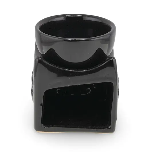 Vas aromaterapie din ceramica, Buddha negru -  8,2cm, imagine 2