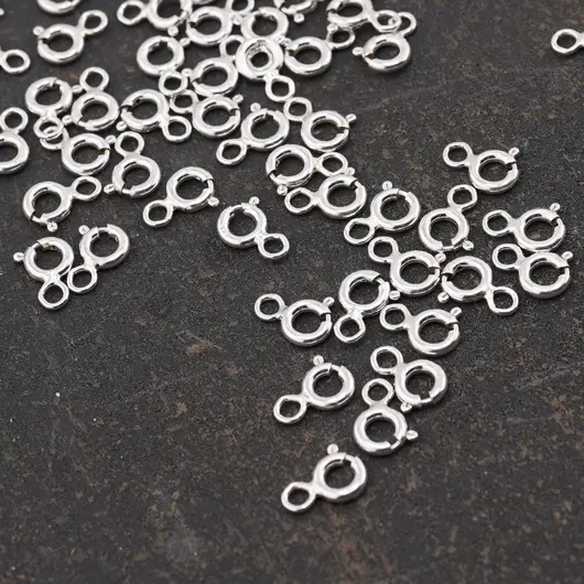 Accesoriu inchizatoare pentru colier / bratara din argint, 8mm, imagine 3