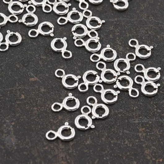 Accesoriu inchizatoare pentru colier / bratara din argint, 8mm, imagine 4