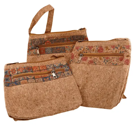 Geanta de pluta cu bareta pentru umar, buzunar in fata - 24cm x 20cm, imagine 4