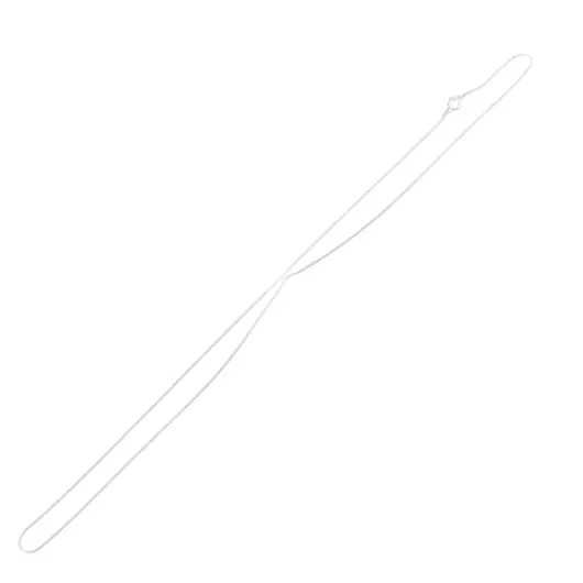 Lant argint 925 rodiat, model snur -  39,5cm, imagine 2