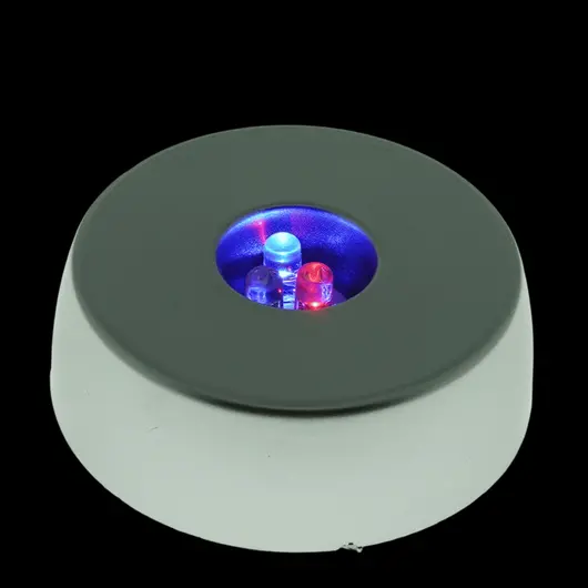 Masa / Suport cu lumina pentru cristale, led multicolor - 6cm x 2cm, imagine 3