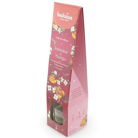 Odorizant Difuzor cu betisoare pentru casa Bolsius - Mango si Iasomie 30ml, imagine 2