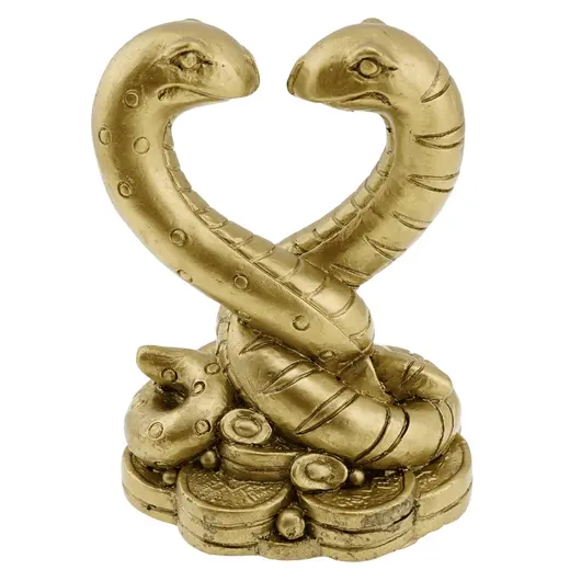 Statueta Feng Shui Serpi in pozitia inimii - 9,5cm, imagine 2