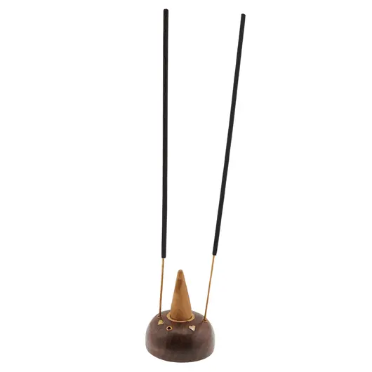 Suport ardere betisoare si conuri parfumate rotund, inima - 5cm, imagine 3