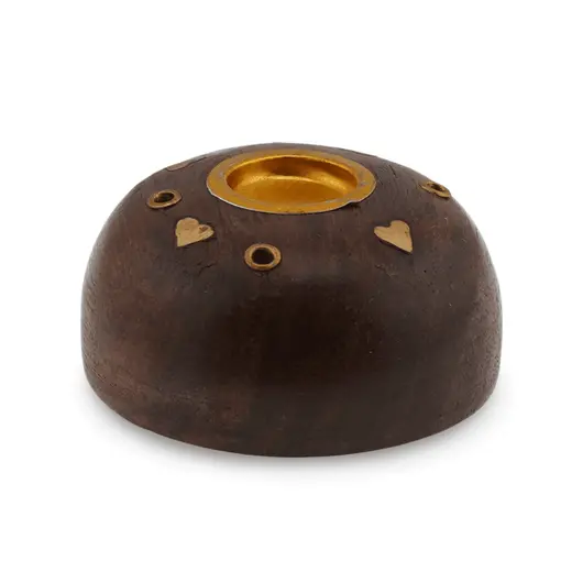 Suport ardere betisoare si conuri parfumate rotund, inima - 5cm