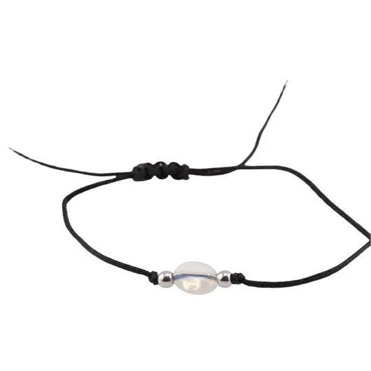 Bratara reglabila cu snur negru Opalit, 8mm, imagine 2