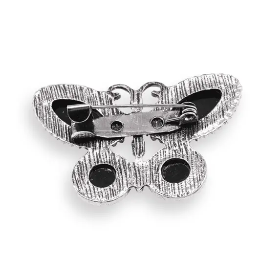 Brosa fluture cu Scoica Abalone, 44mm, imagine 2