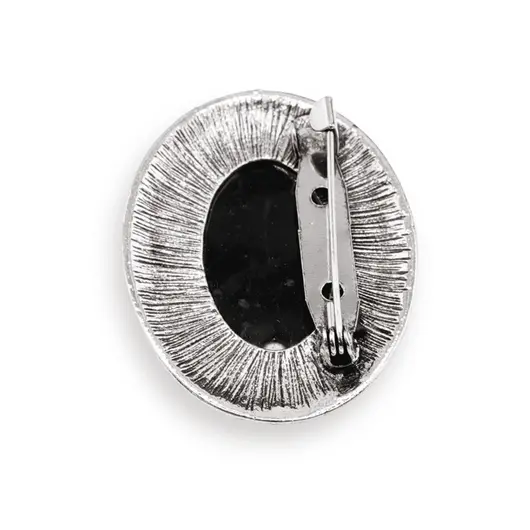 Brosa ovala cu Scoica Abalone, 47mm, imagine 2