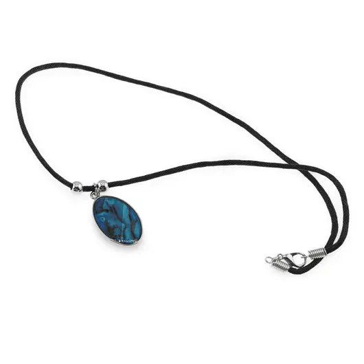 Pandantiv Scoica abalone model oval, 32mm