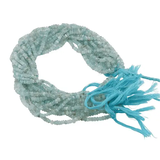 Sirag Acvamarin discuri fatetate 4-5mm, 33cm, imagine 3
