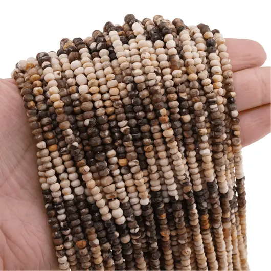 Sirag Jasp discuri fatetate 4mm, 33cm, imagine 4