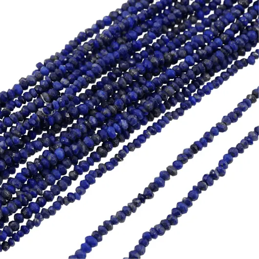 Sirag lapis lazuli discuri fatetate 2-3mm, 33cm, imagine 2