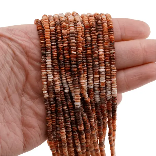 Sirag Opal Portocaliu discuri fatetate 3mm, 33cm, imagine 4