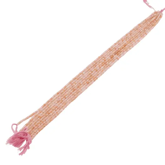 Sirag opal roz discuri fatetate 3-4mm, 33cm