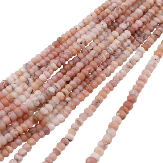 Sirag opal roz discuri fatetate 5-6mm, 33cm, imagine 2