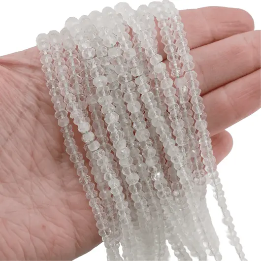 Sirag Prasiolit discuri fatetate 5mm, 33cm, imagine 4