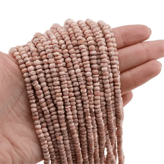 Sirag Rodocrozit discuri fatetate 4-5mm, 33cm, imagine 4
