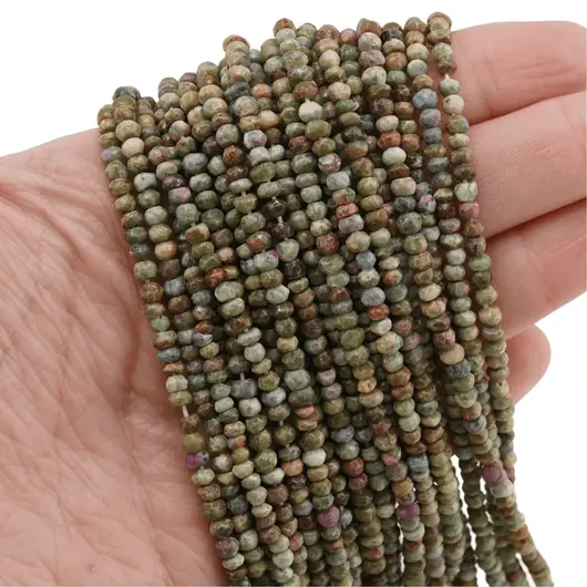 Sirag Rubin in Fucsit discuri fatetate 3-4mm, 33cm, imagine 4