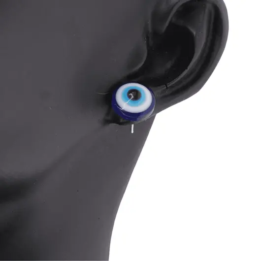 Cercei cu surub Ochiul protector, 10mm, imagine 4