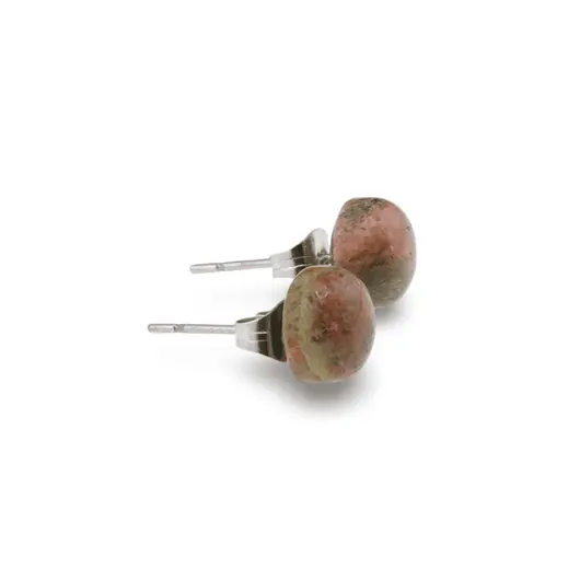 Cercei cu surub Unakit semisfere 8mm, imagine 2