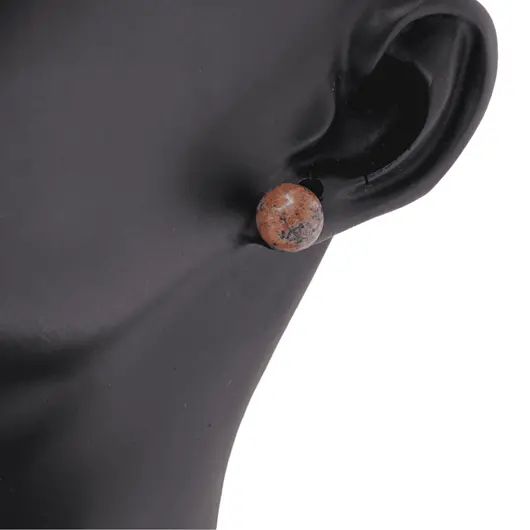 Cercei cu surub Unakit semisfere 8mm, imagine 4