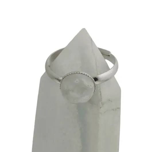 Inel reglabil Acvamarin, 8mm