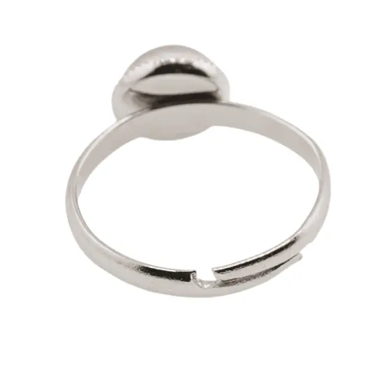 Inel reglabil Jad galben, 8mm, imagine 3