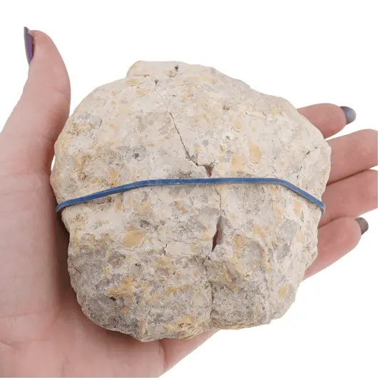 Geoda mare Calcedonie Maroc, 8-9cm, imagine 4