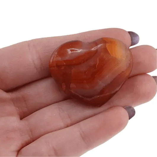 Inima mica Carneol, 20-25g, imagine 4