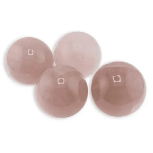 Sfera cristal natural Cuart roz, 350g, imagine 2