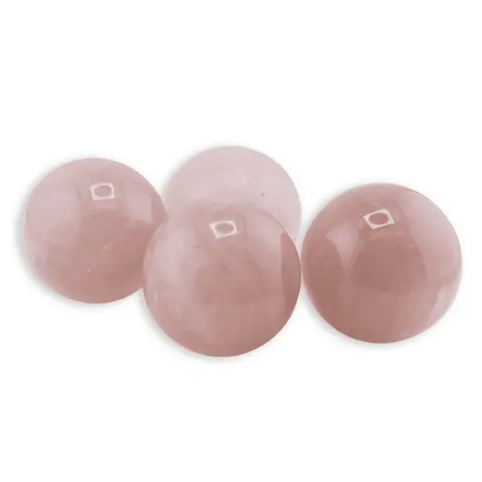 Sfera cristal natural Cuart roz, 350g, imagine 4