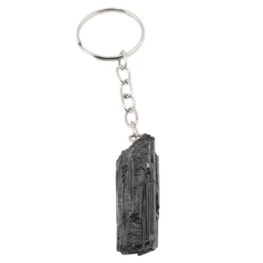 Breloc Turmalina neagra bruta, 30-40mm