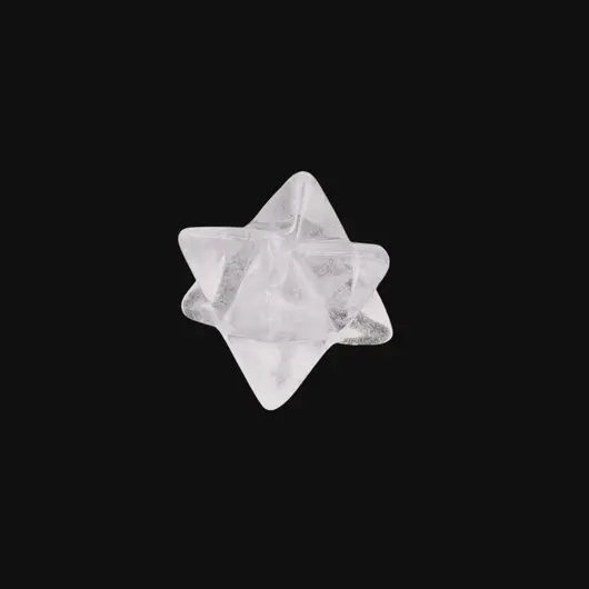 Merkaba din Cristal de stanca, 2-2,5cm, imagine 3