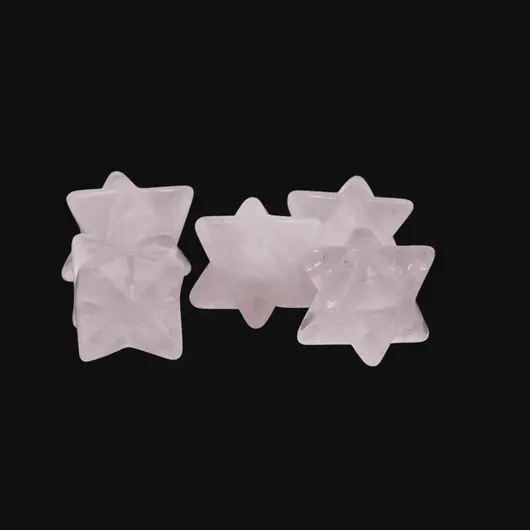 Merkaba din Cuart roz, 2-2,5cm, imagine 2