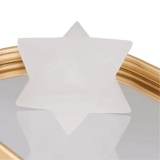 Merkaba din Selenit - 6,5cm, imagine 2