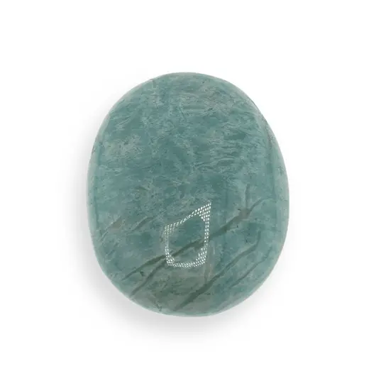 Palm Stone cristal natural Amazonit, 25-35g, imagine 4