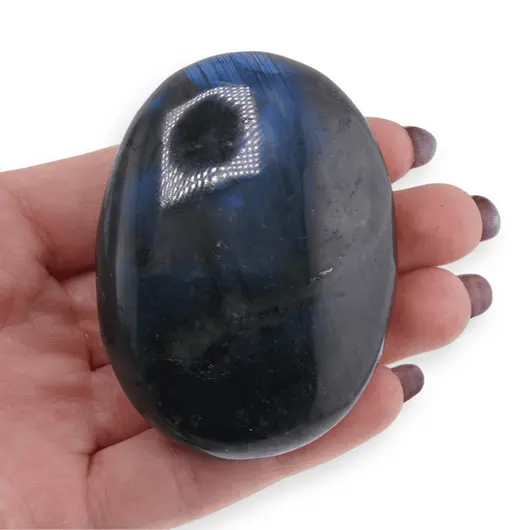 Palm Stone cristal natural Labradorit, 80-100g, imagine 5