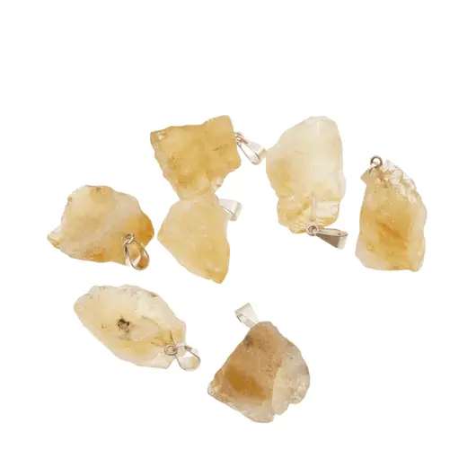 Pandantiv cristal natural brut Citrin, 15-20mm, imagine 2