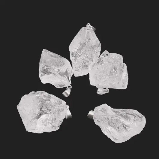 Pandantiv cristal natural brut Cristal de stanca, 20-30mm