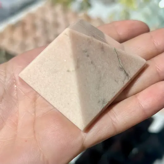 Piramida cristal natural Feldspat, 45-50mm, imagine 2