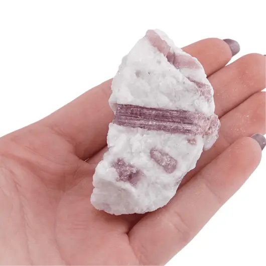 Turmalina roz in matrita, 50-80g, imagine 7